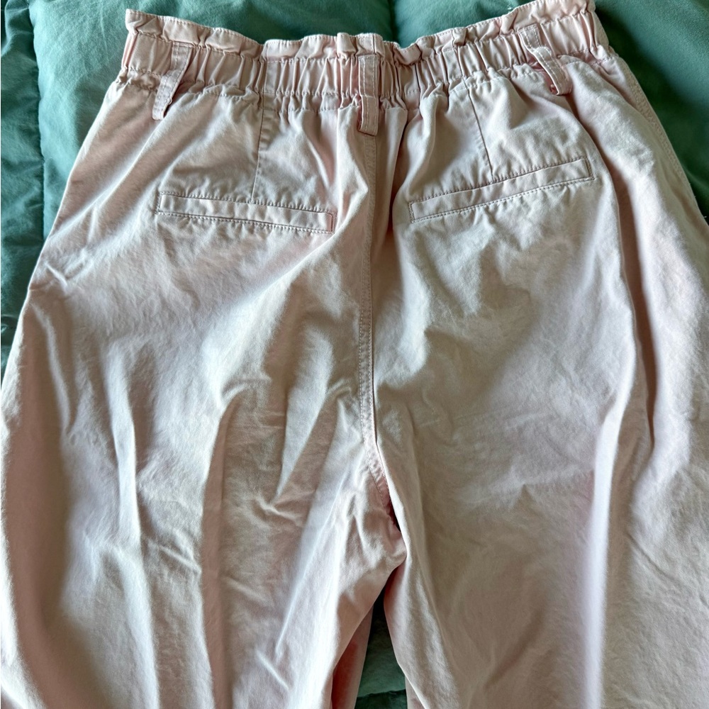 Sundance Pink Striped Elastic Waist Pants